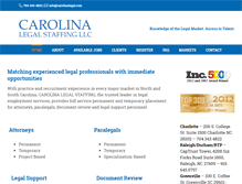 Tablet Screenshot of carolinalegal.com